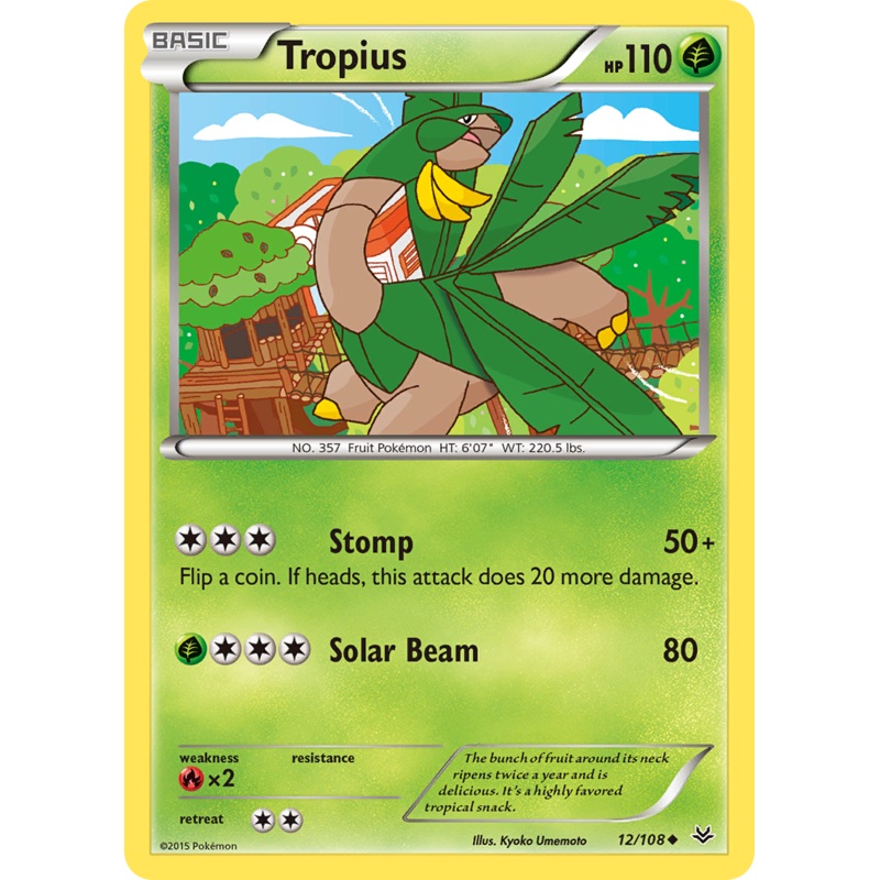 Tropius (12/108) [XY: Roaring Skies]
