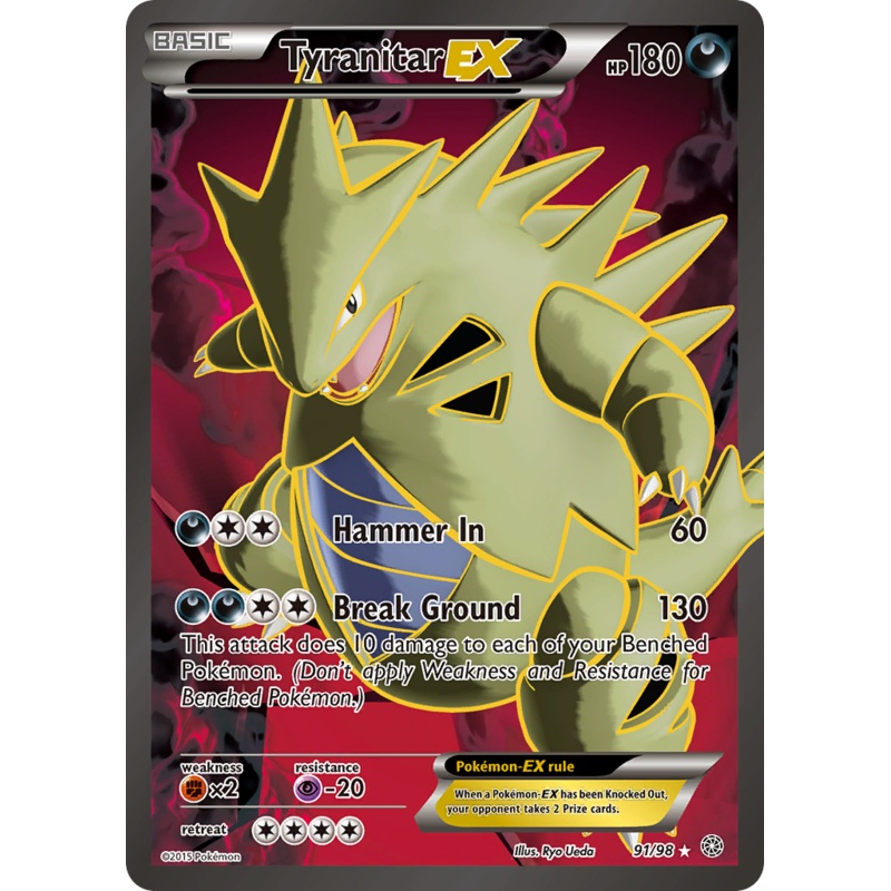 Tyranitar EX (91/98) [XY: Ancient Origins]