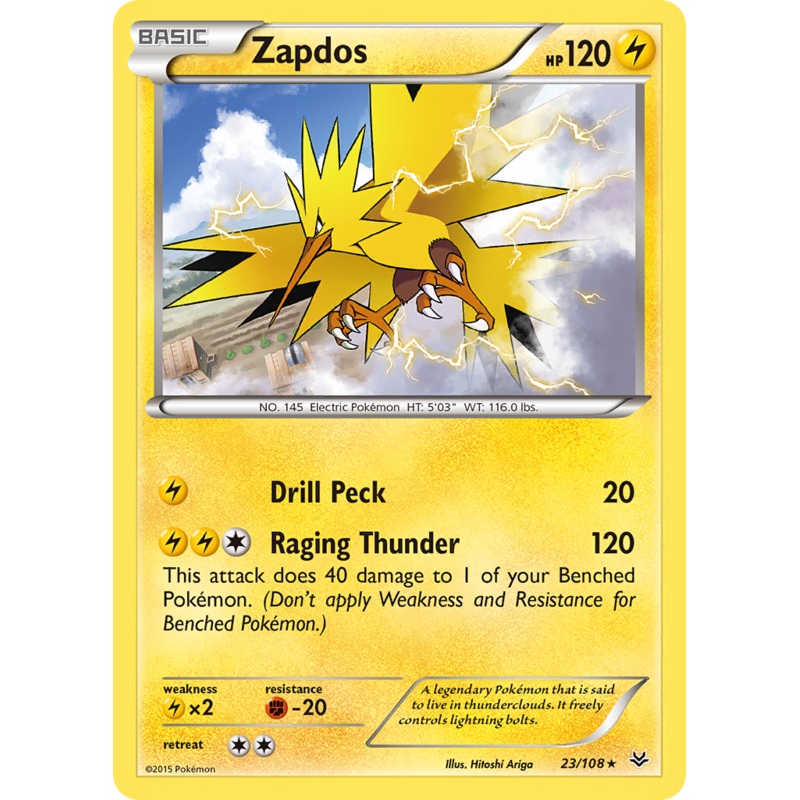Zapdos (23/108) [XY: Roaring Skies]