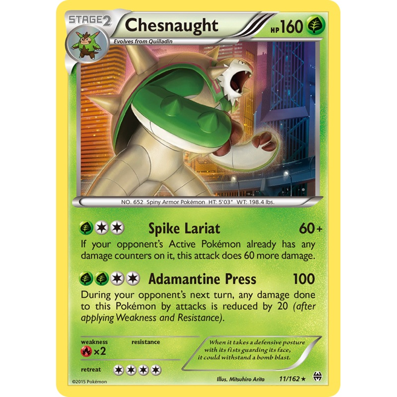 Chesnaught (11/162) [XY: BREAKthrough]
