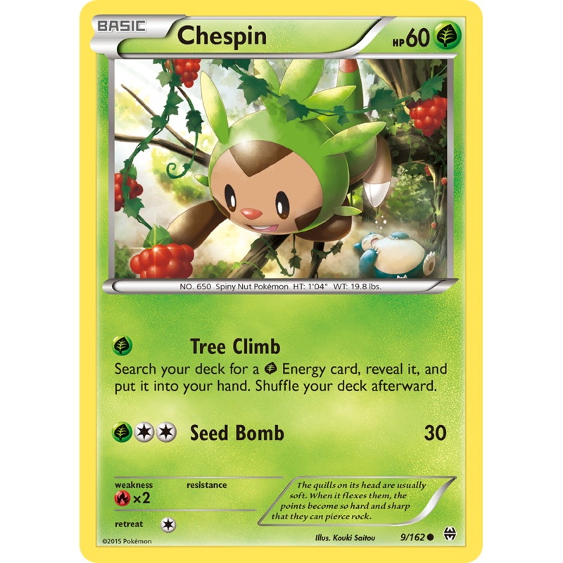 Chespin (9/162) [XY: BREAKthrough]