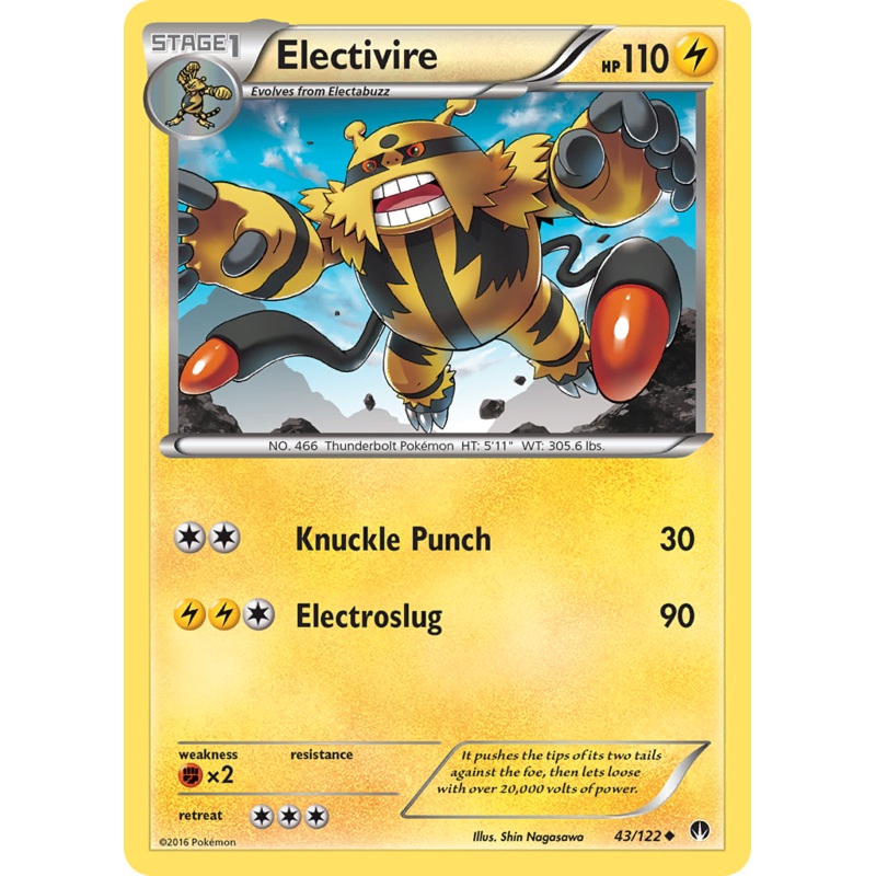 Electivire (43/122) [XY: BREAKpoint]