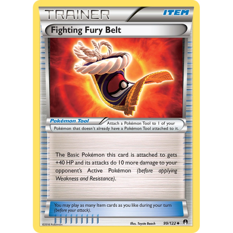 Fighting Fury Belt (99/122) [XY: BREAKpoint]