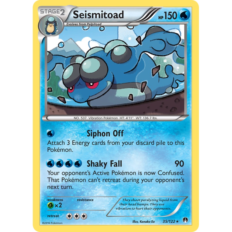 Seismitoad (35/122) [XY: BREAKpoint]