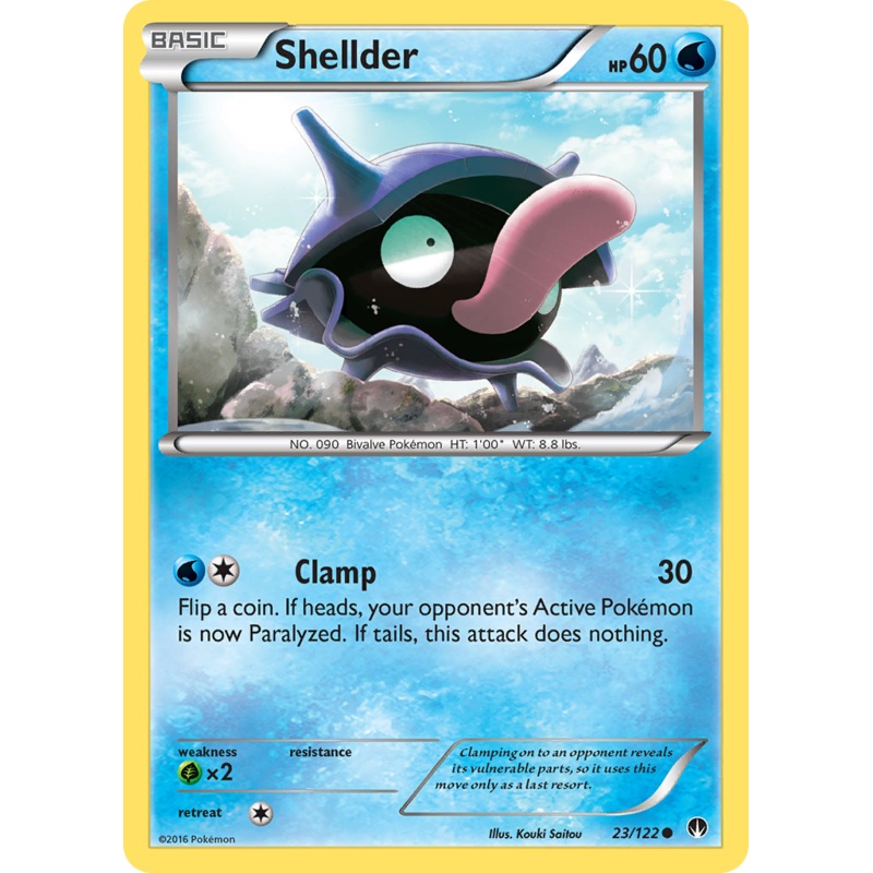 Shellder (23/122) [XY: BREAKpoint]
