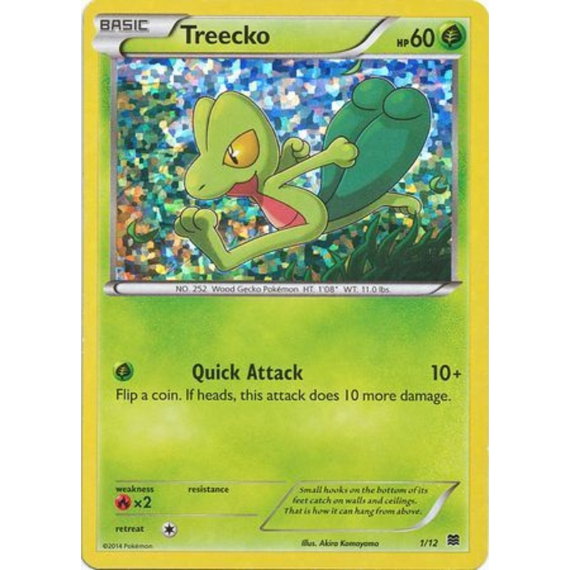 Treecko (1/12) [McDonald's Promos: 2015 Collection]