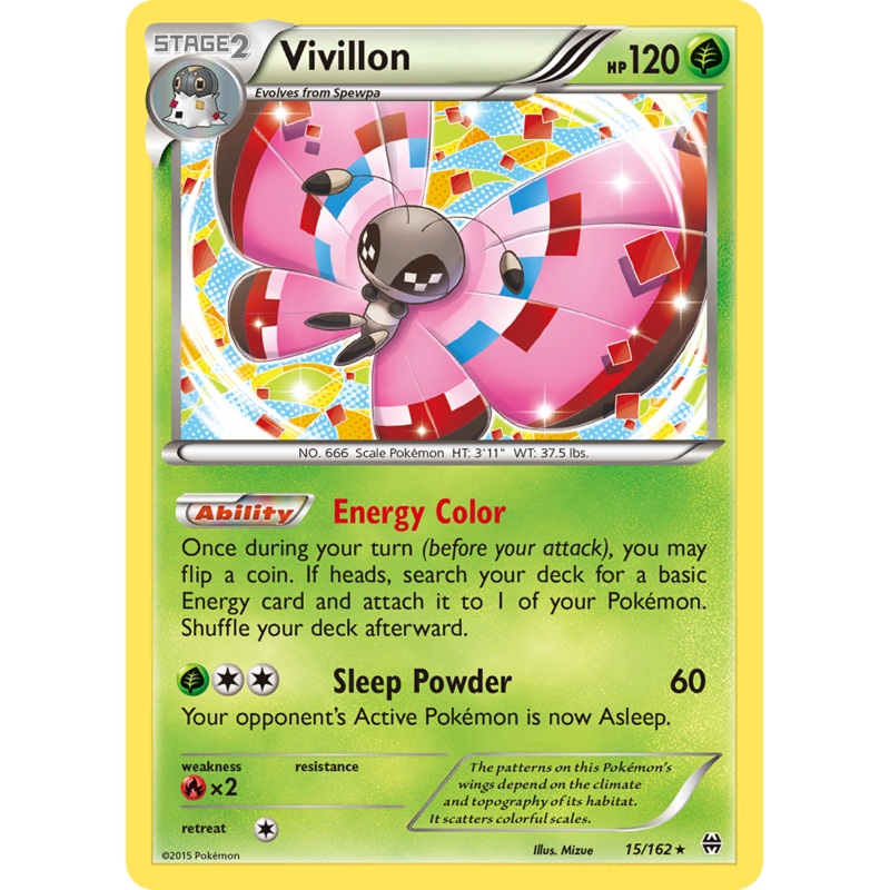 Vivillon (15/162) [XY: BREAKthrough]