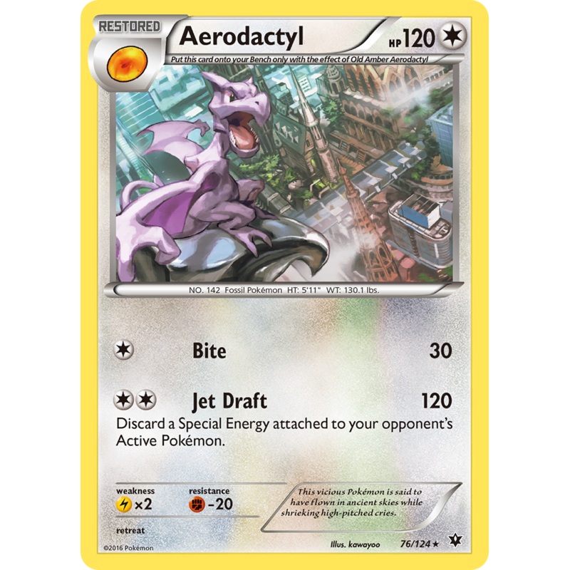 Aerodactyl (76/124) [XY: Fates Collide]