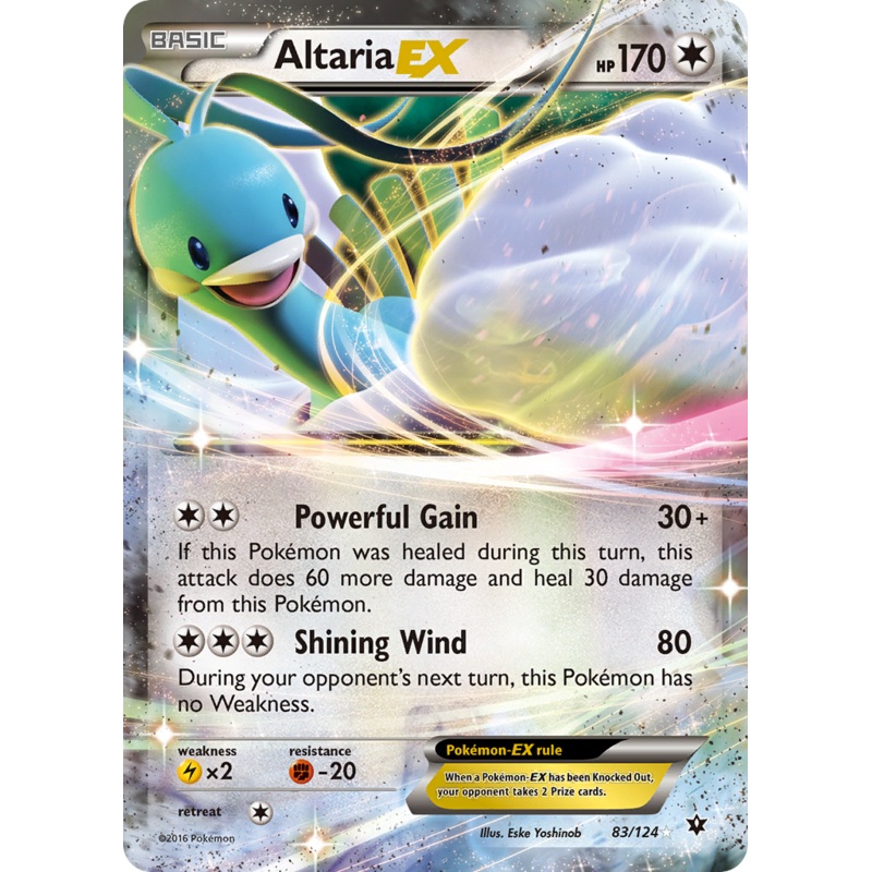 Altaria EX (83/124) [XY: Fates Collide]