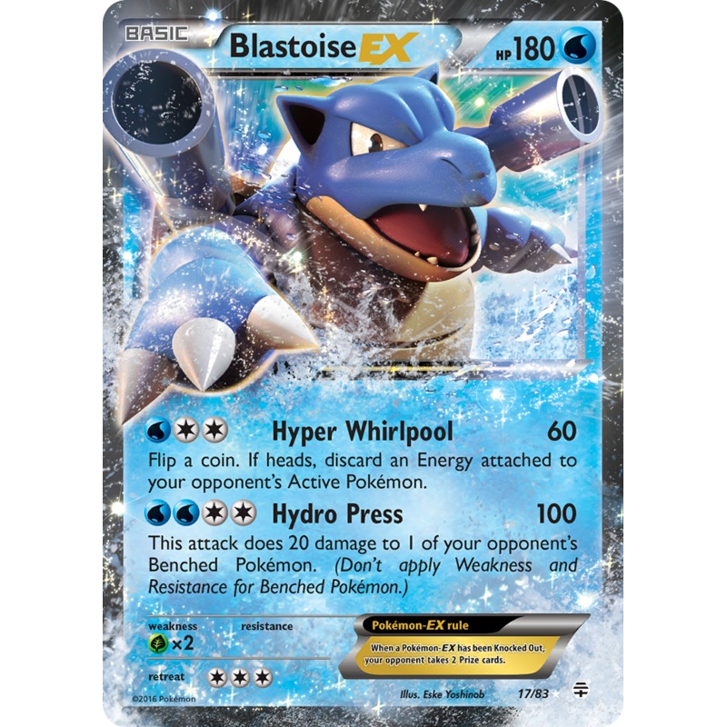 Blastoise EX (17/83) [XY: Generations]