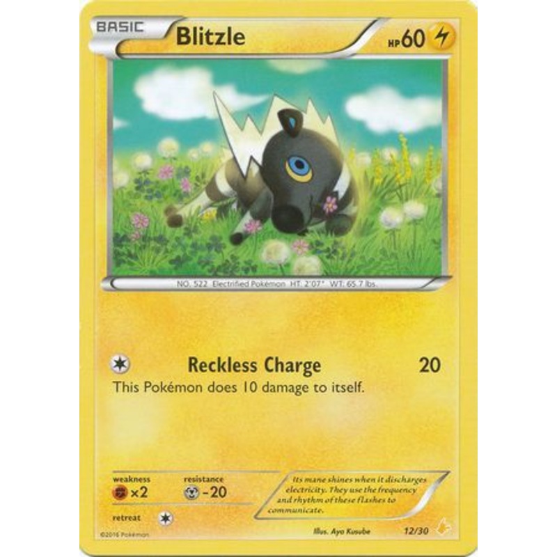 Blitzle (12/30) [XY: Trainer Kit 3 - Pikachu Libre]