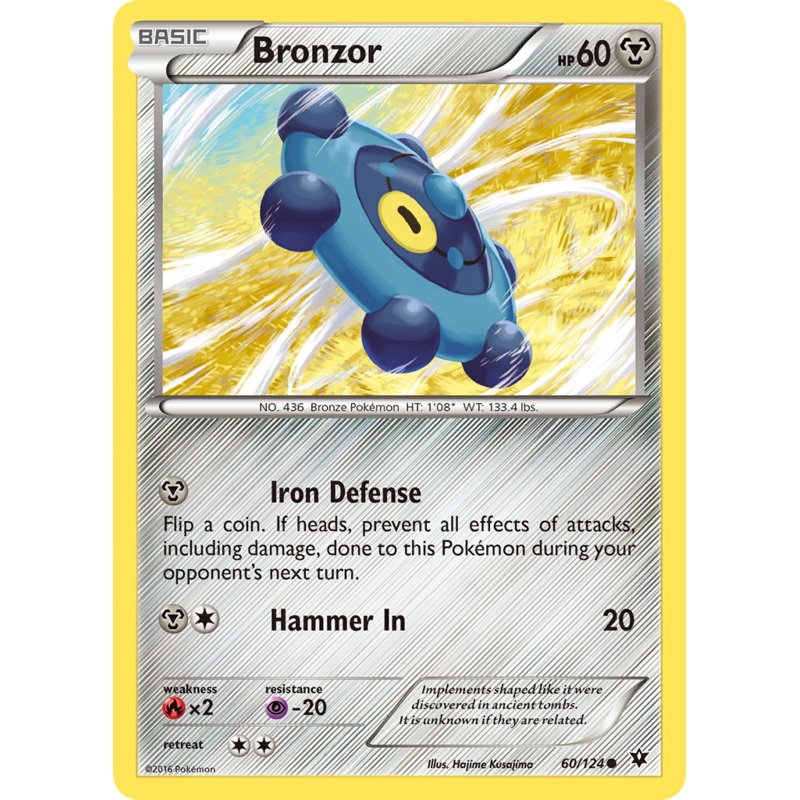 Bronzor (60/124) [XY: Fates Collide]