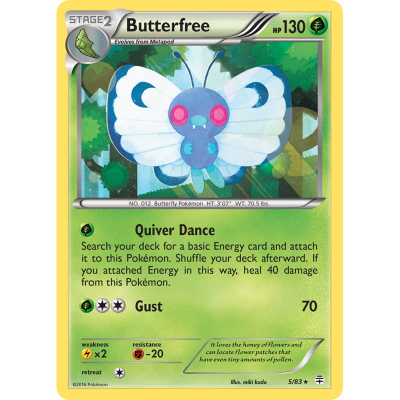 Butterfree (5/83) [XY: Generations]