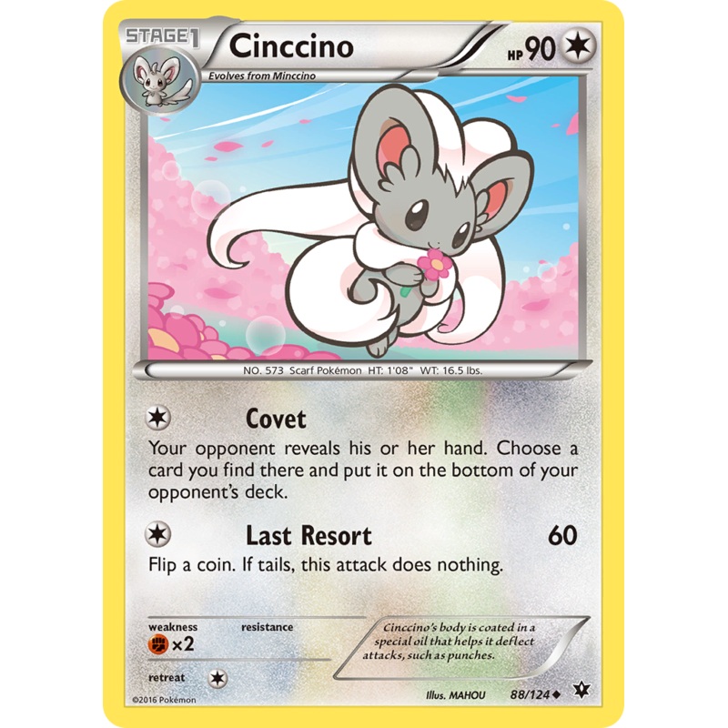 Cinccino (88/124) [XY: Fates Collide]