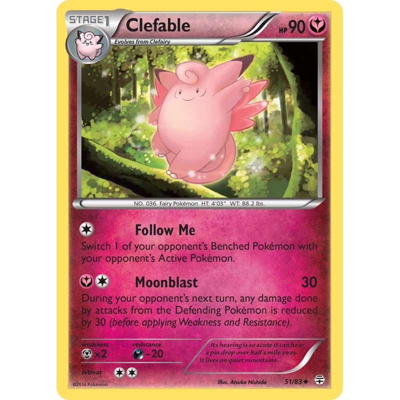 Clefable (51/83) [XY: Generations]