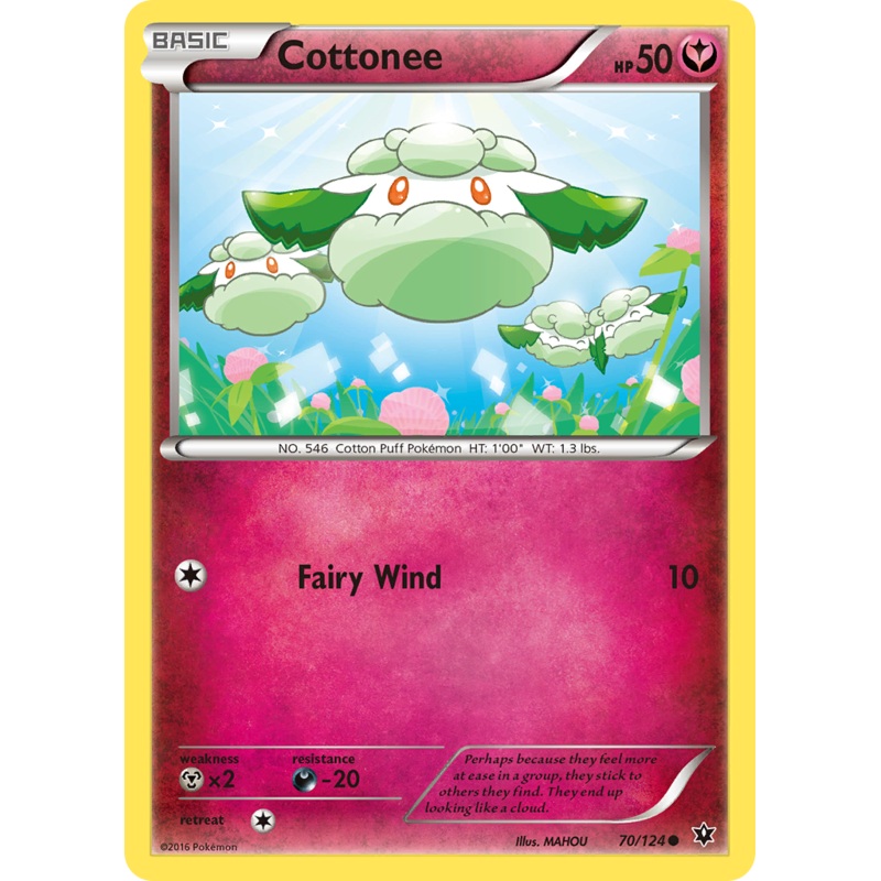 Cottonee (70/124) [XY: Fates Collide]