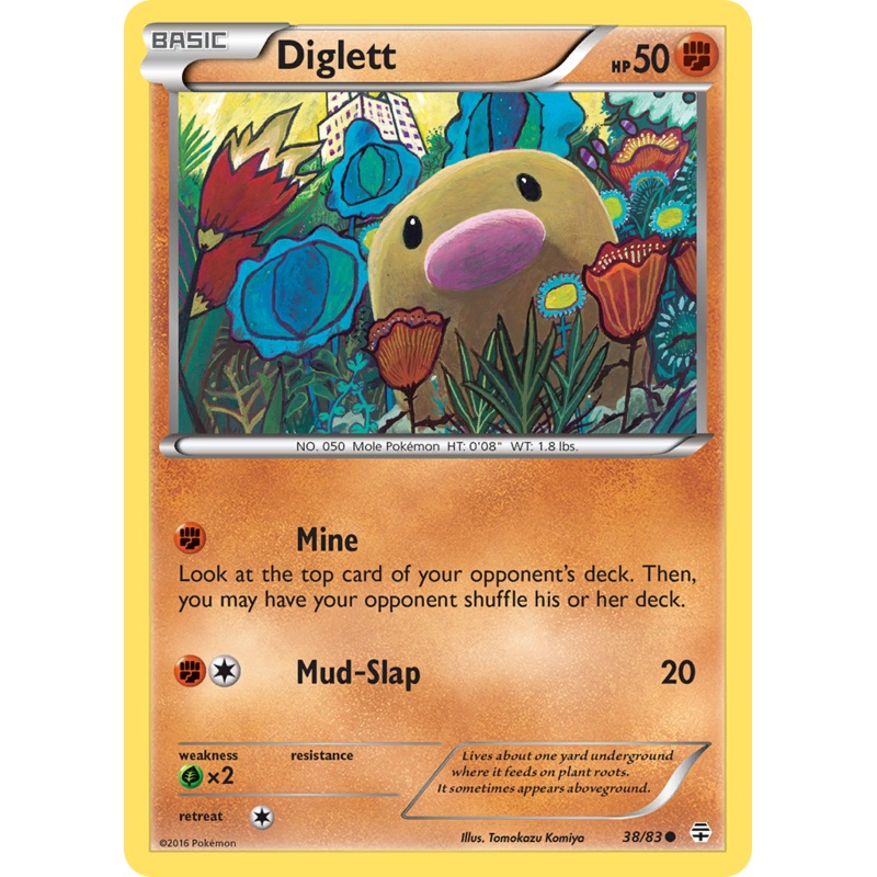 Diglett (38/83) [XY: Generations]