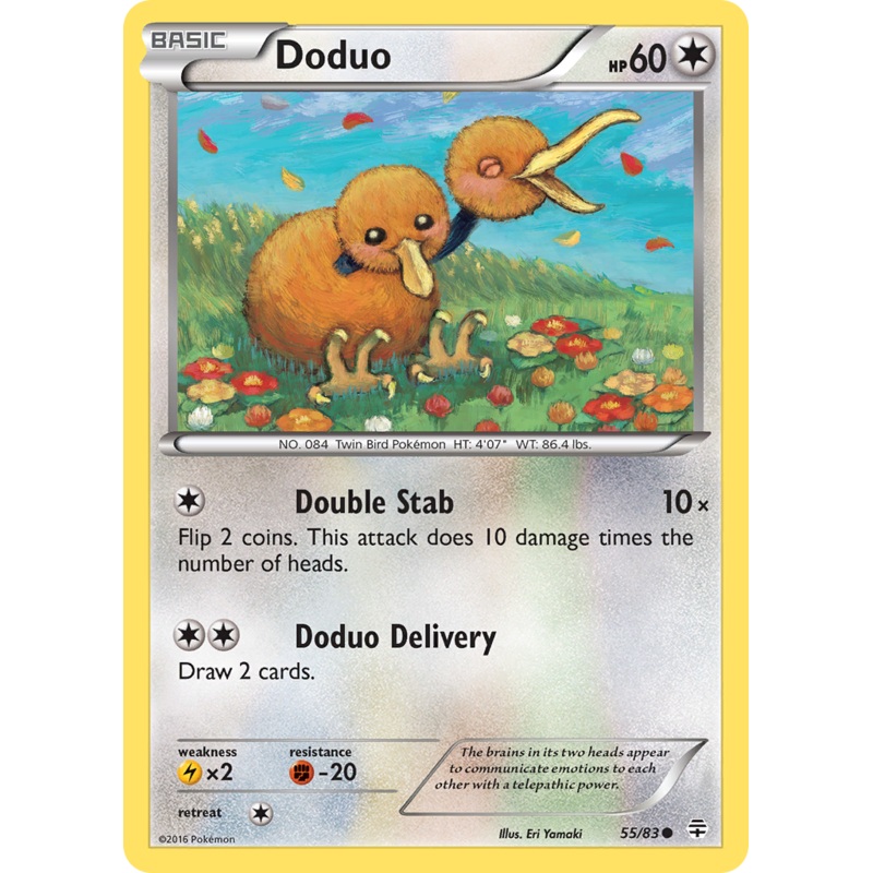 Doduo (55/83) [XY: Generations]