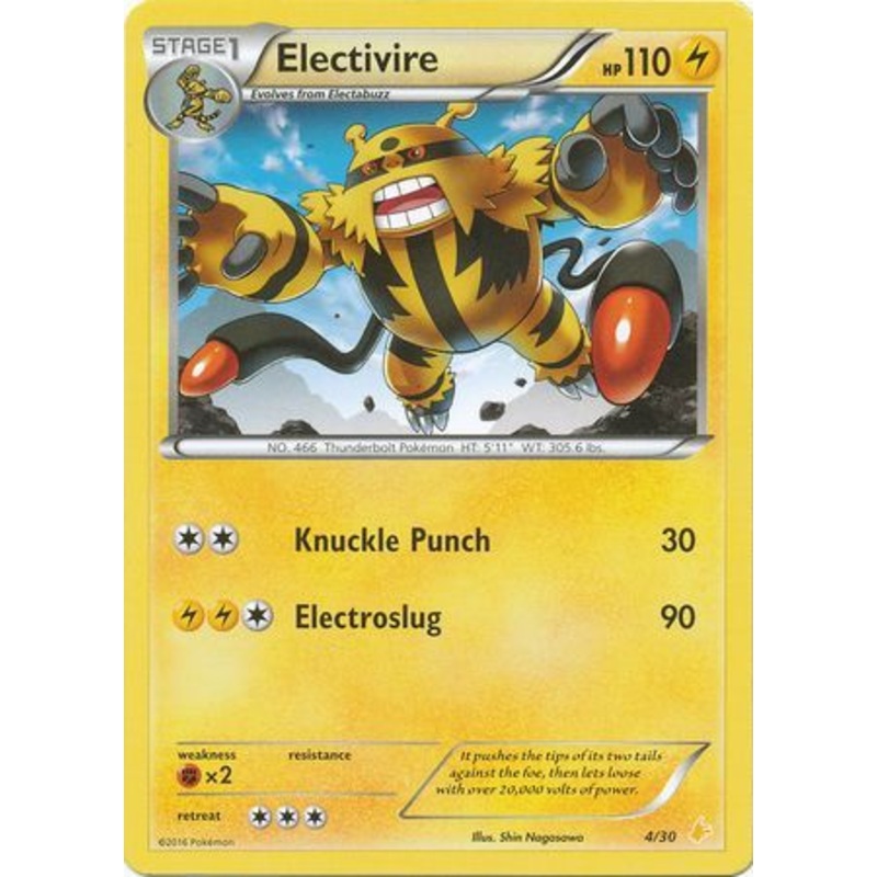 Electivire (4/30) [XY: Trainer Kit 3 - Pikachu Libre]