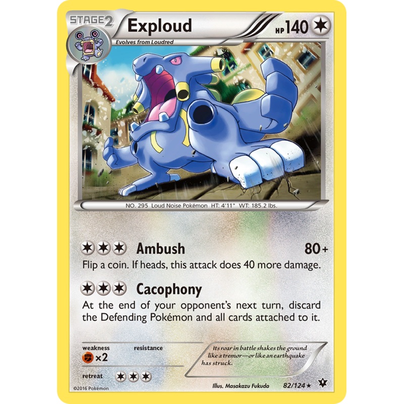 Exploud (82/124) [XY: Fates Collide]