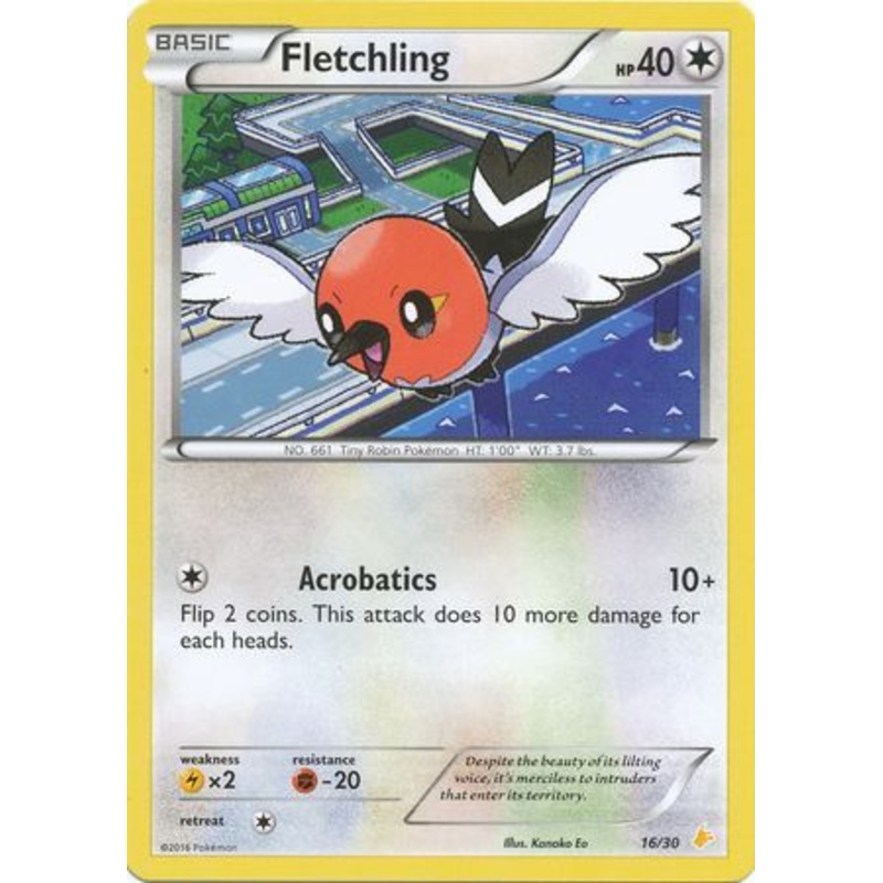 Fletchling (16/30) [XY: Trainer Kit 3 - Pikachu Libre]