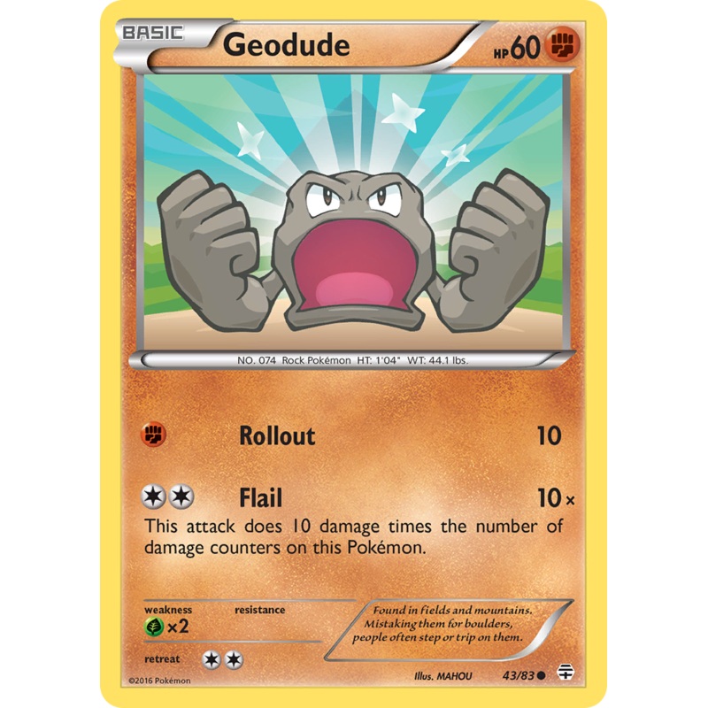 Geodude (43/83) [XY: Generations]
