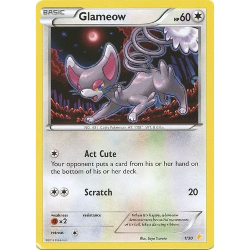 Glameow (1/30) [XY: Trainer Kit 3 - Pikachu Libre]