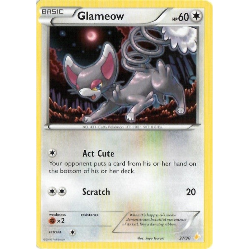 Glameow (27/30) [XY: Trainer Kit 3 - Pikachu Libre]