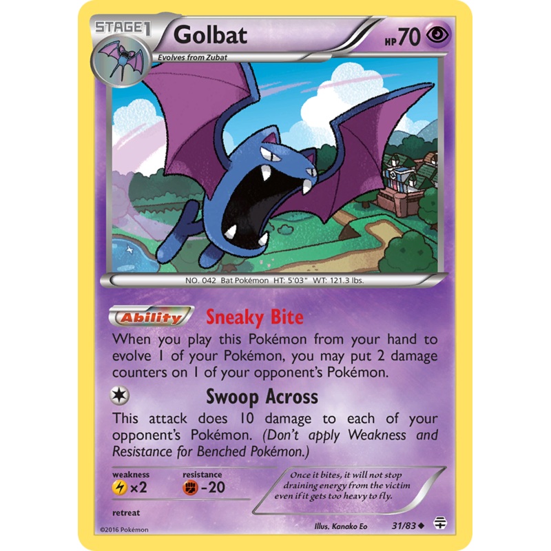Golbat (31/83) [XY: Generations]