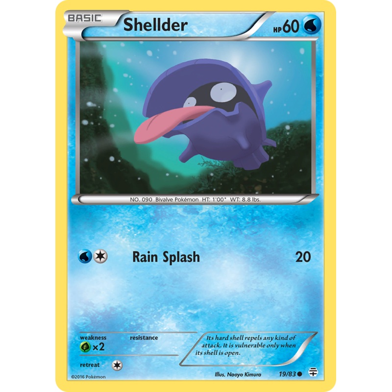 Shellder (19/83) [XY: Generations]