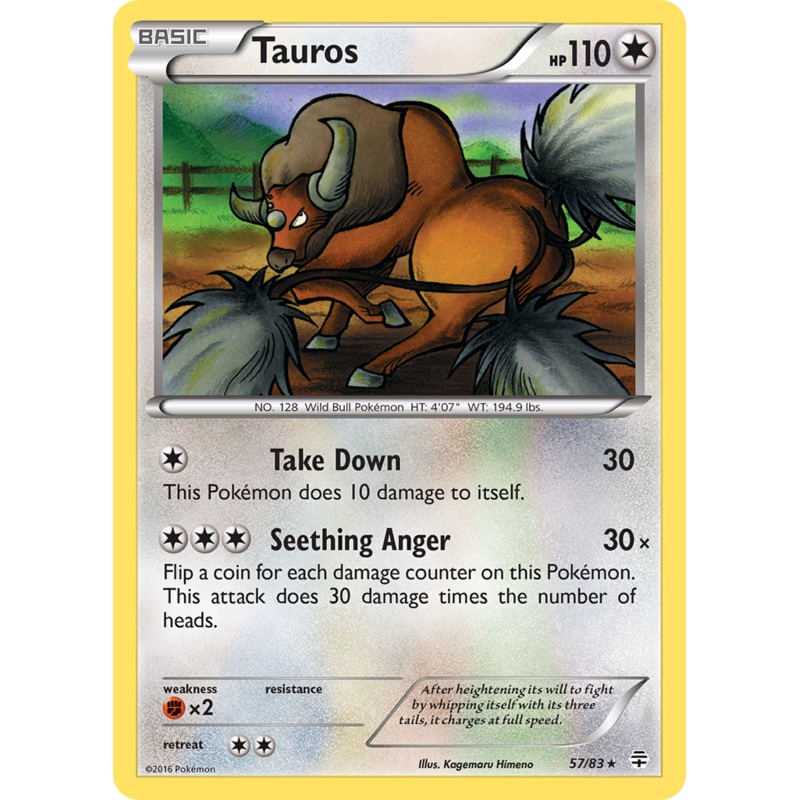 Tauros (57/83) [XY: Generations]