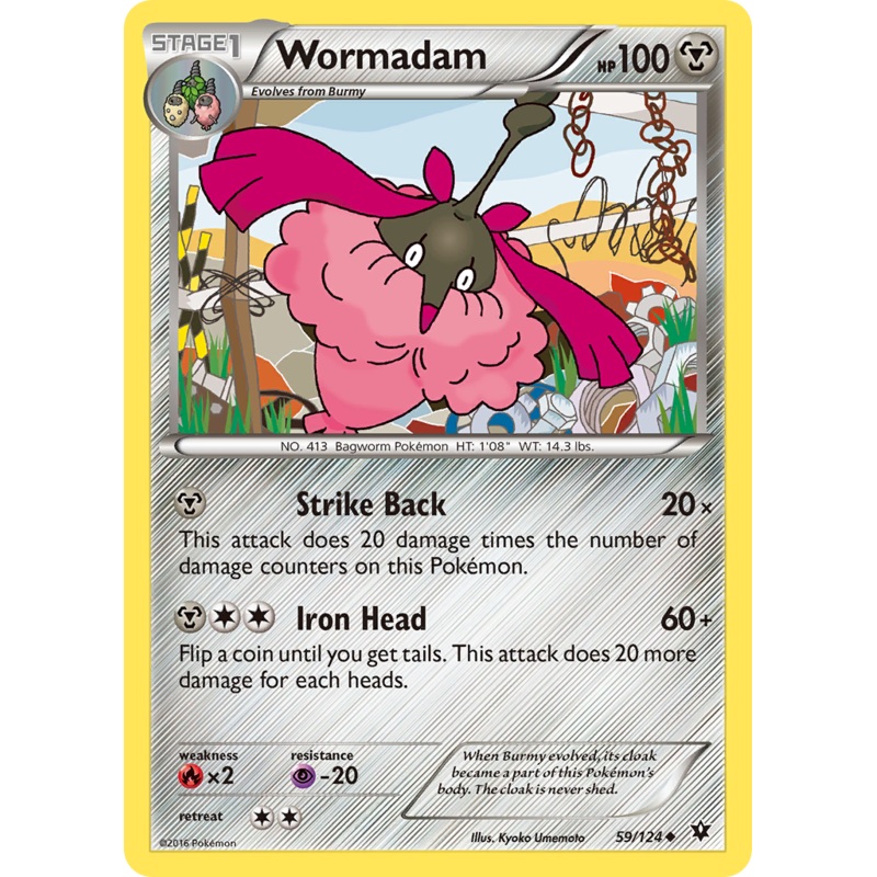 Wormadam (59/124) [XY: Fates Collide]