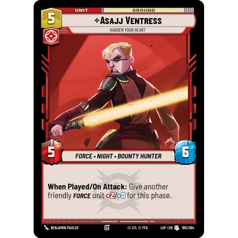 Asajj Ventress - Harden Your Heart (165/264) (165/264) [Legends of the Force]