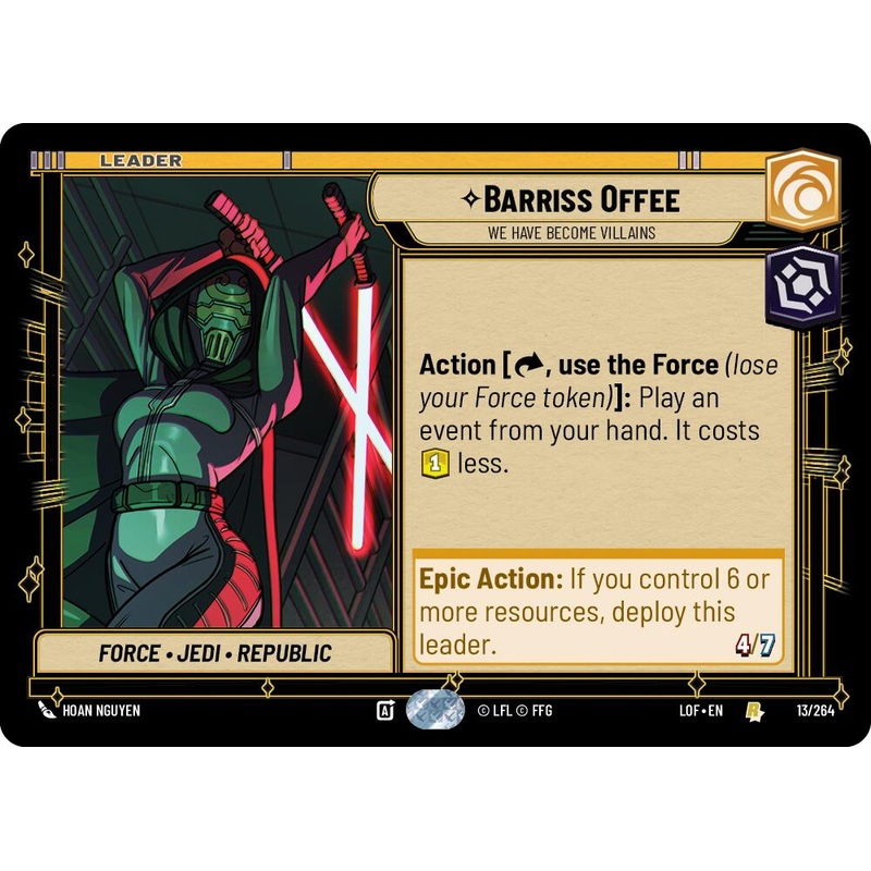 Barriss Offee - We Have Become Villains (013/264) (013/264) [Legends of the Force]