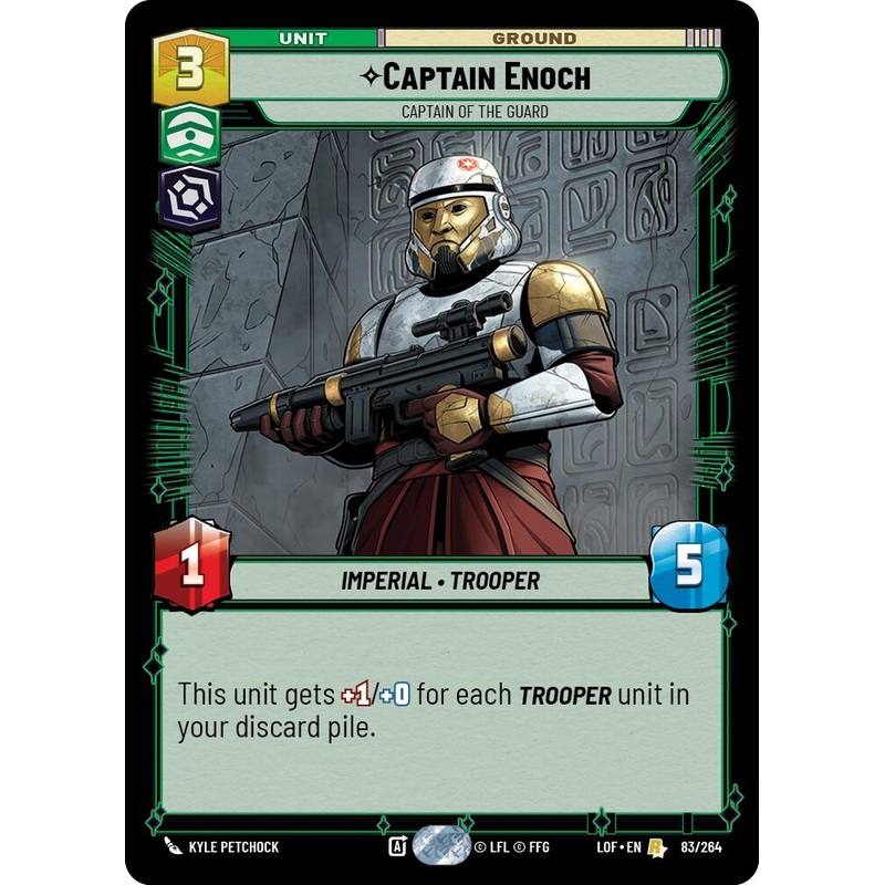 Captain Enoch - Captain of the Guard (83/264) (83/264) [Legends of the Force]