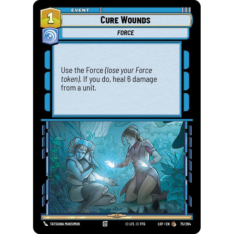 Cure Wounds (75/264) (75/264) [Legends of the Force]