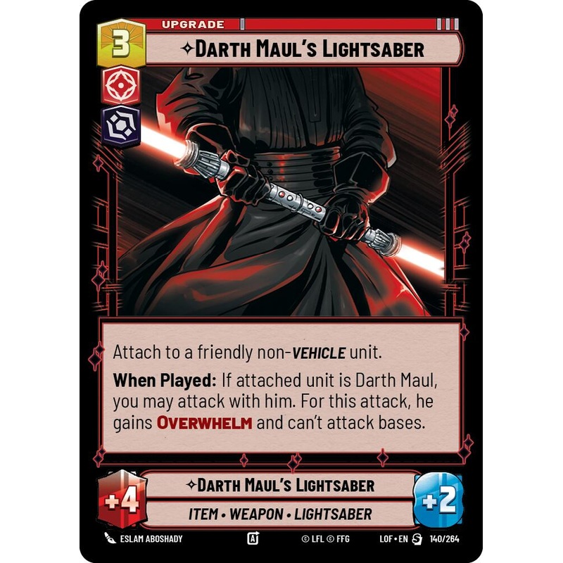 Darth Maul's Lightsaber (140/264) (140/264) [Legends of the Force]