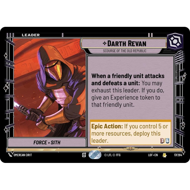 Darth Revan - Scourge of the Old Republic (017/264) (017/264) [Legends of the Force]