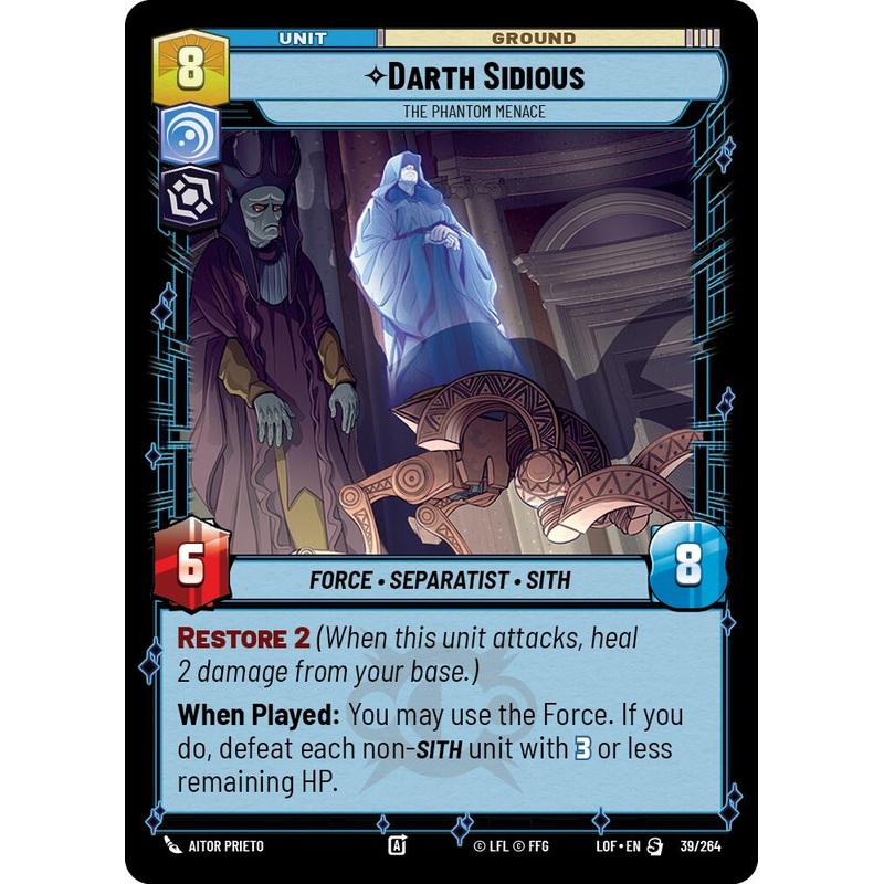 Darth Sidious - The Phantom Menace (39/264) (39/264) [Legends of the Force]