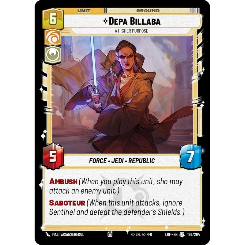 Depa Billaba - A Higher Purpose (199/264) (199/264) [Legends of the Force]