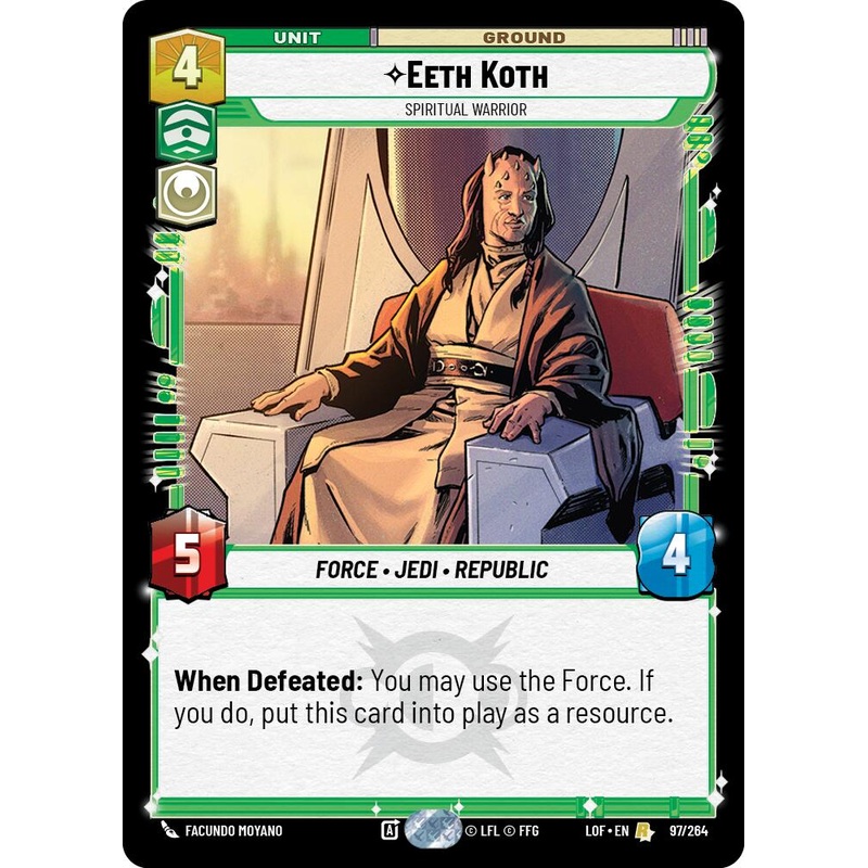 Eeth Koth - Spiritual Warrior (97/264) (97/264) [Legends of the Force]