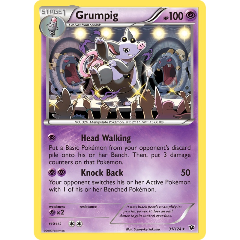 Grumpig (31/124) [XY: Fates Collide]