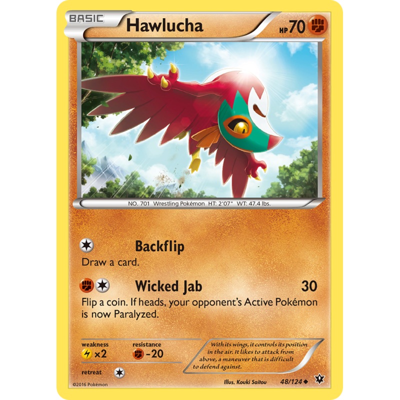 Hawlucha (48/124) [XY: Fates Collide]