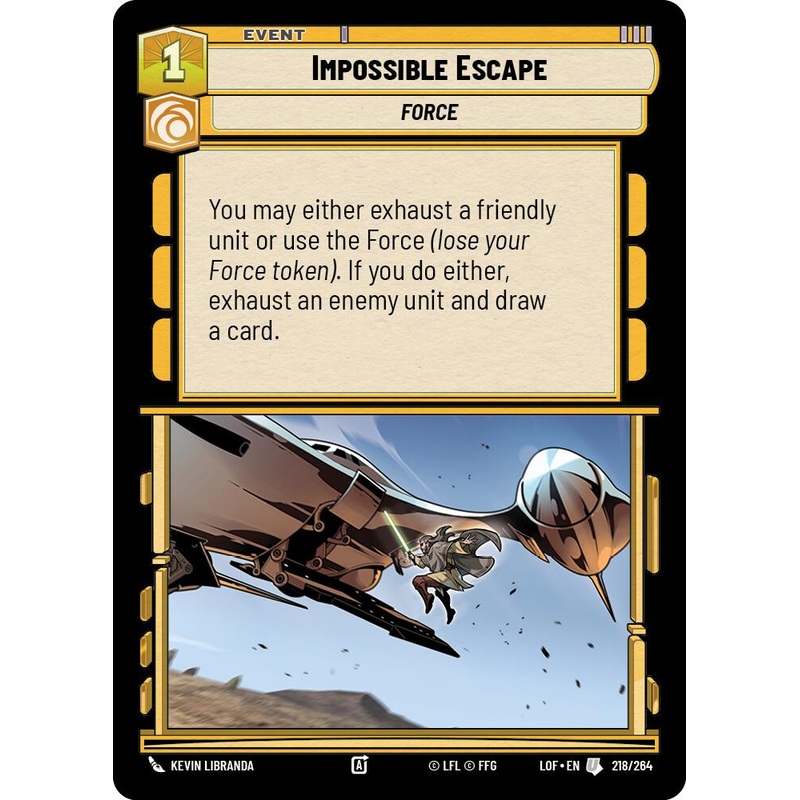 Impossible Escape (218/264) (218/264) [Legends of the Force]