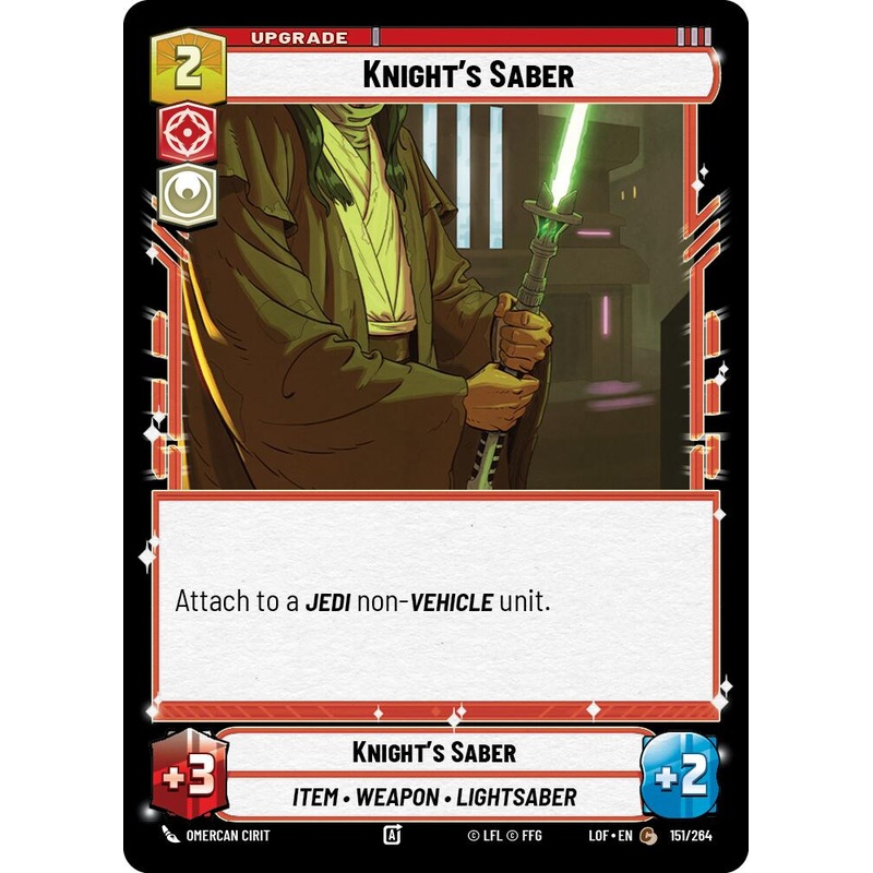 Knight's Saber (151/264) (151/264) [Legends of the Force]