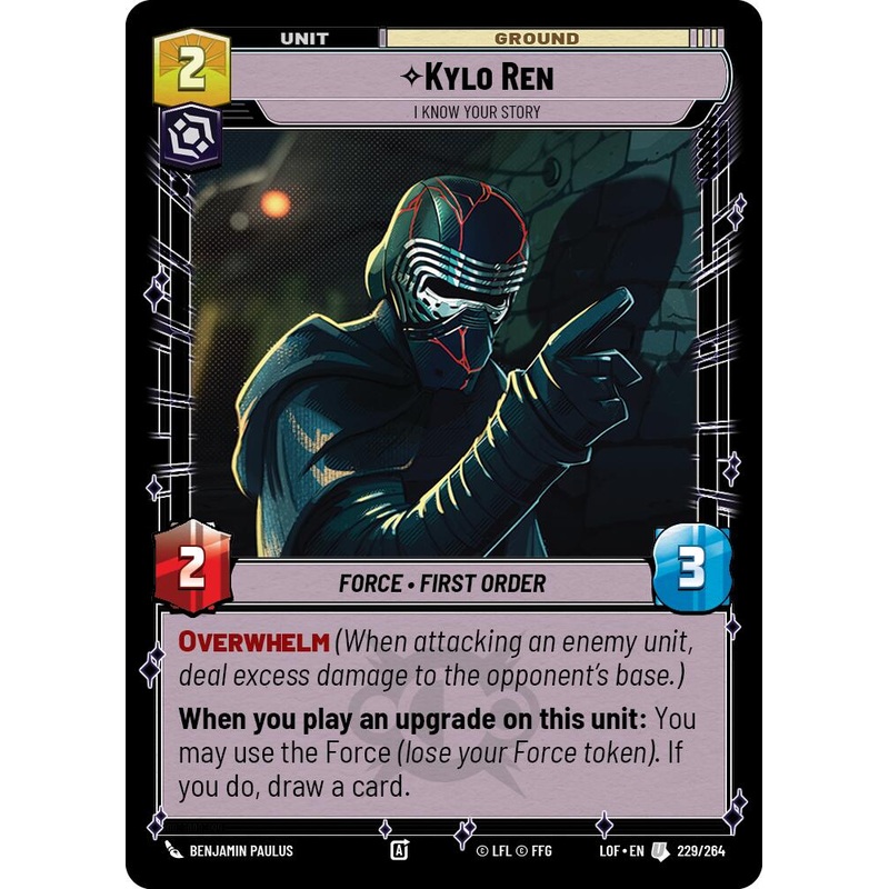 Kylo Ren - I Know Your Story (229/264) (229/264) [Legends of the Force]