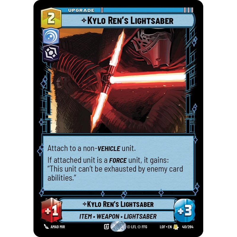 Kylo Ren's Lightsaber (40/264) (40/264) [Legends of the Force]