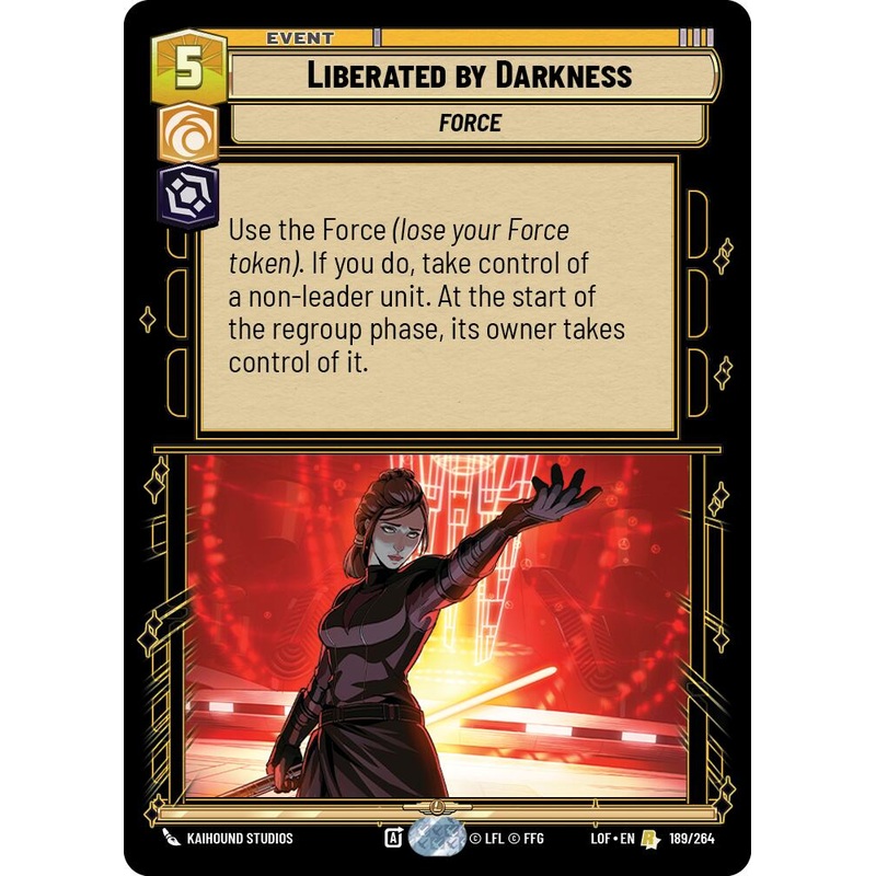 Liberated by Darkness (189/264) (189/264) [Legends of the Force]