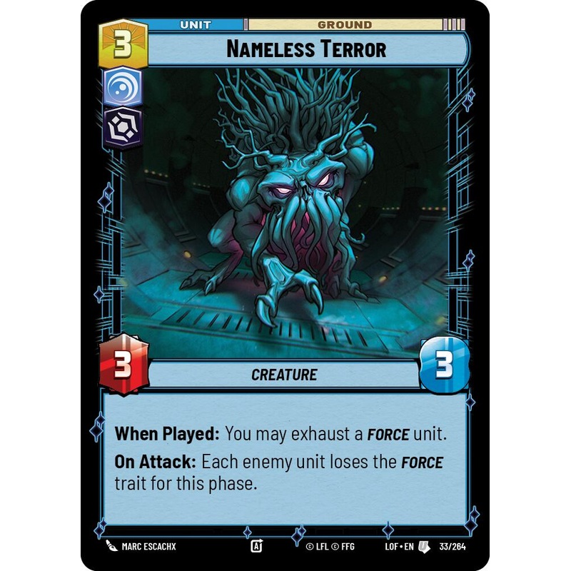 Nameless Terror (33/264) (33/264) [Legends of the Force]