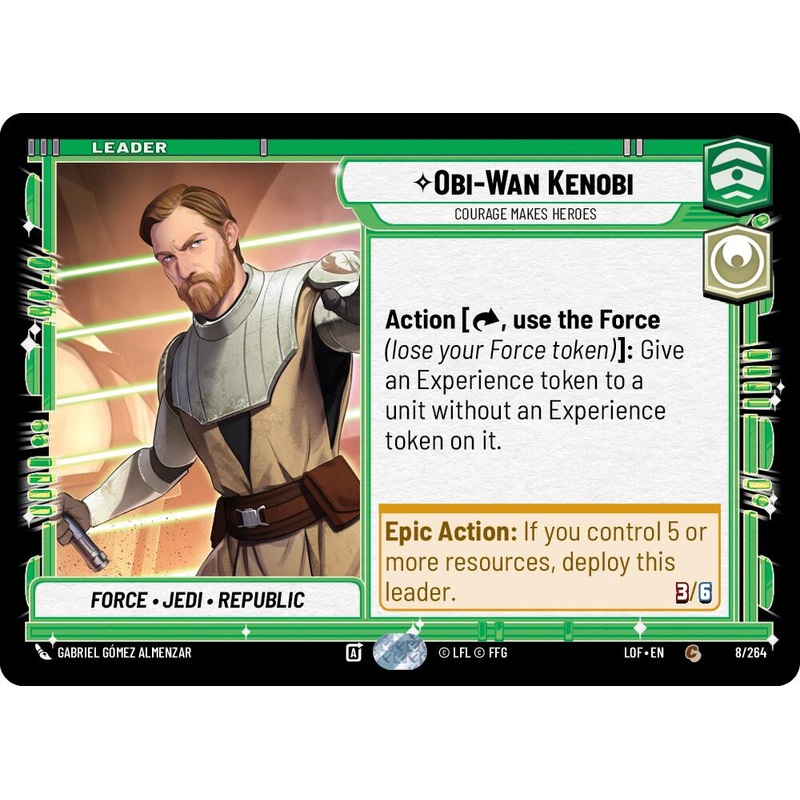Obi-Wan Kenobi - Courage Makes Heroes (008/264) (008/264) [Legends of the Force]